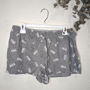 PINK Sleeping Boxer Shorts Size Large